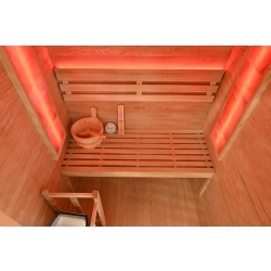 Sauna sucha z piecem MO-TS3B BIG 3-osobowa 150x120x190cm 4,5kW